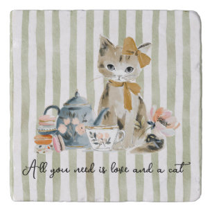 All you need is love and a cat trivet