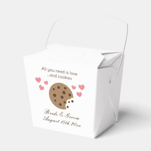 All you need is love and a cookies trendy wedding favor boxes