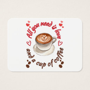 All you need is love and a cup of coffee