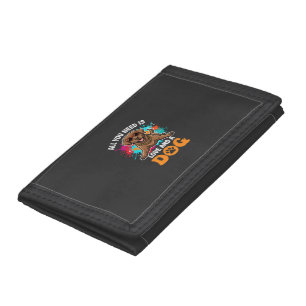 All You Need Is Love and a Dog Graphic Tri-fold Wallet