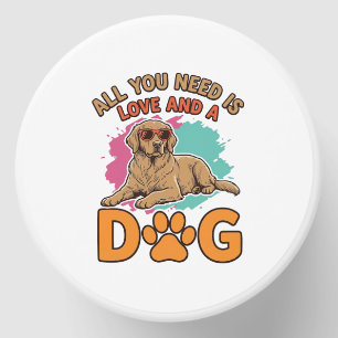 All You Need Is Love and a Dog Vintage Dog Lover D Mini Candle Favors