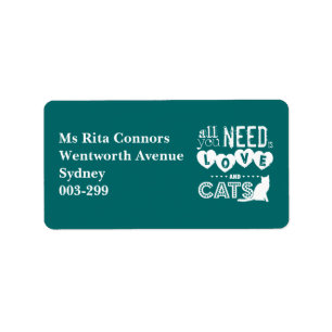 All You Need is Love and Cats Label