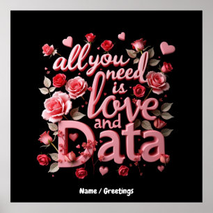 All You Need is Love and Data A Funny Valentine  Poster