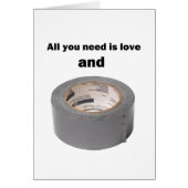 All you need is love and duct tape (Front)