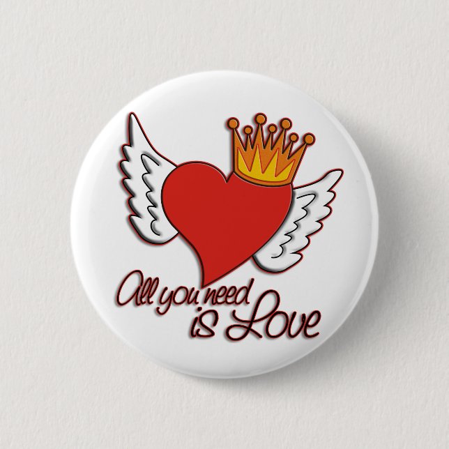 All You Need Is Love Button (Front)