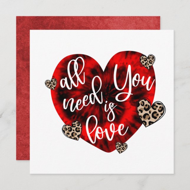 All You Need Is Love Card (Front/Back)