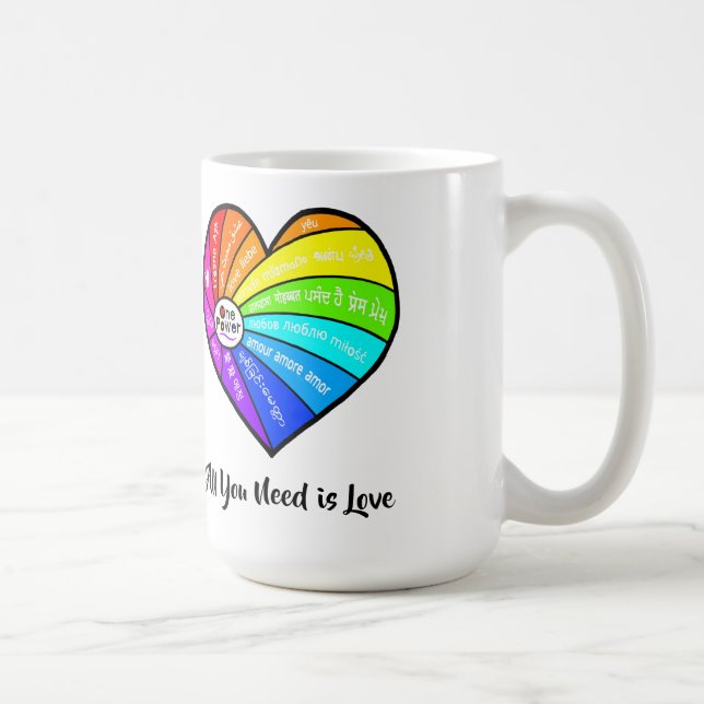 All You Need is Love Coffee Mug (Right)