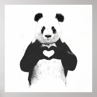 All you need is love - Foil Poster