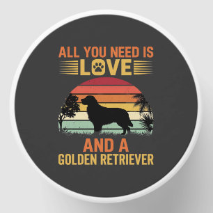 All You Need Is Love Golden Retriever Mini Candle Favors