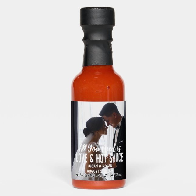 All You Need is Love & Hot Sauce Custom Photo (Front)