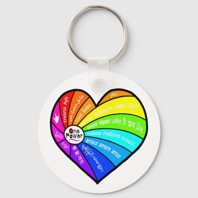 All You Need is Love Keychain (Front)