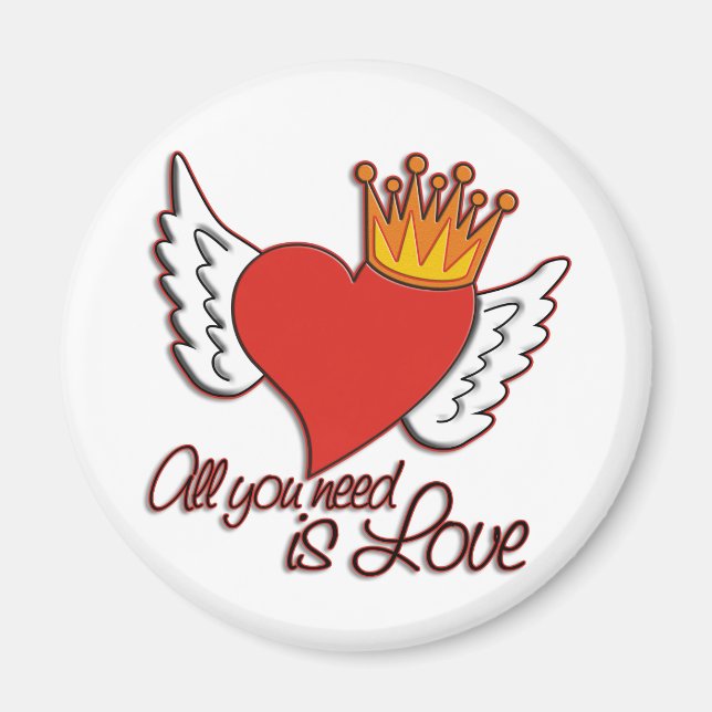 All You Need Is Love Magnet (Front)