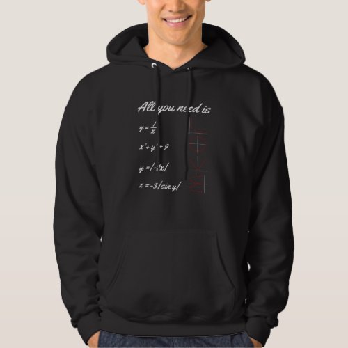 All You Need Is LOVE Math Hoodie