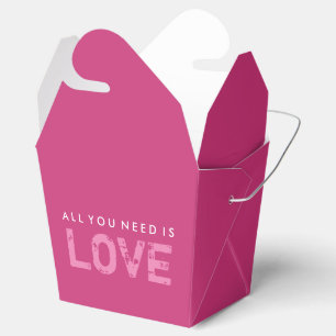 All You Need Is Love Pink Valentine Treat Box