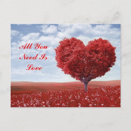 All You Need Is Love Postcard
