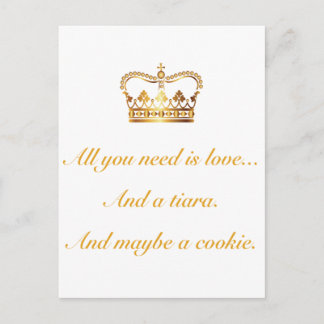 All you need is love postcard