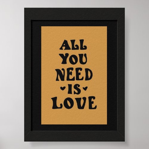 All You Need is Love  Poster  1960s