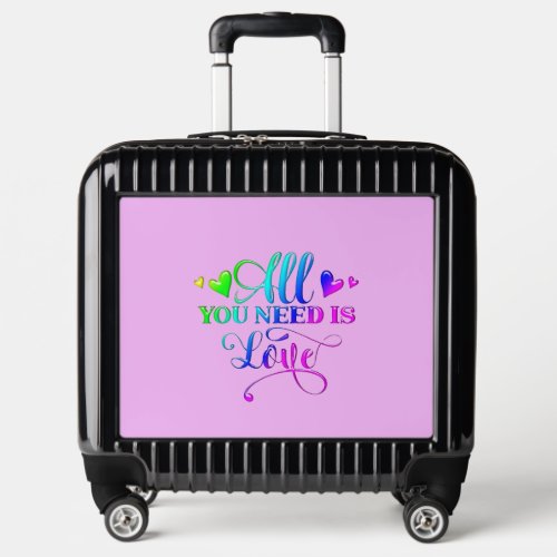 All You Need Is Love Quote Luggage