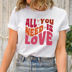 All You Need Is Love Shirt – Retro Heart Tee