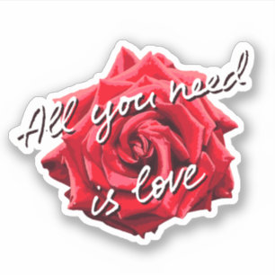 All You Need Is Love Sticker