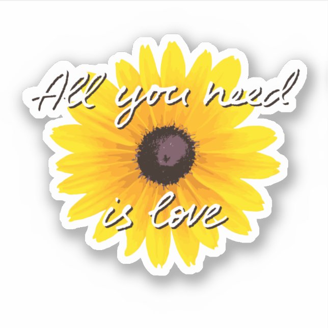All You Need Is Love Sticker (Front)