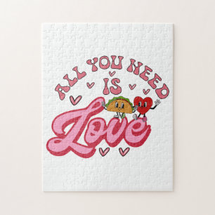 All you need is Love T-Shirt Jigsaw Puzzle