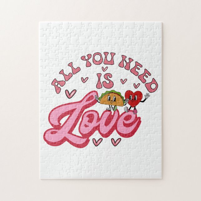 All you need is Love T-Shirt Jigsaw Puzzle (Vertical)