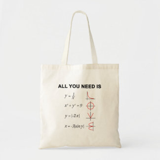 All You Need Is Love Tee Math, Teacher T-Shirt.pn Tote Bag