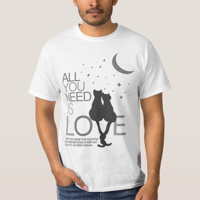 All you need is love (tee) T-Shirt (Front)