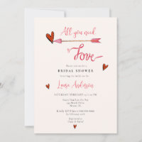 All you need is Love Valentine's Bridal Shower