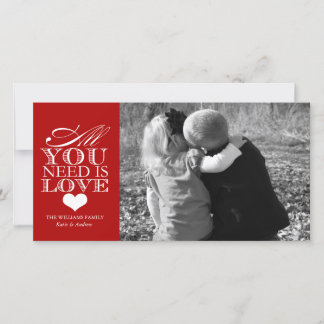 All You Need Is Love | Valentine's Day Holiday Card