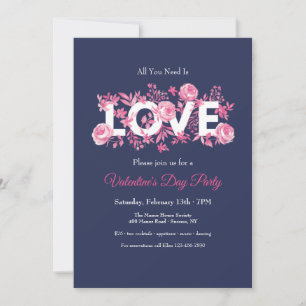 All You Need is Love Valentine's Day Invitation