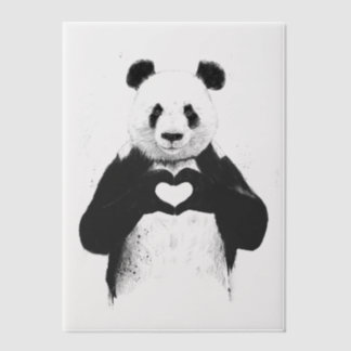All you need is love vellum invitations