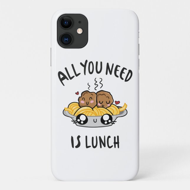All you need is lunch Case-Mate iPhone case (Back)