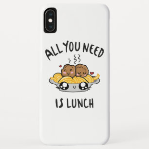 All you need is lunch iPhone XS max case