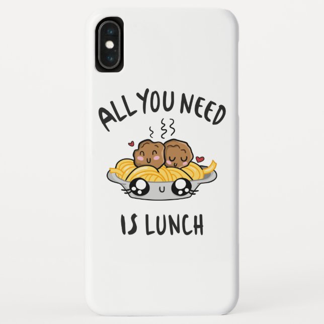 All you need is lunch Case-Mate iPhone case (Back)