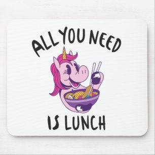 All you need is lunch mouse pad