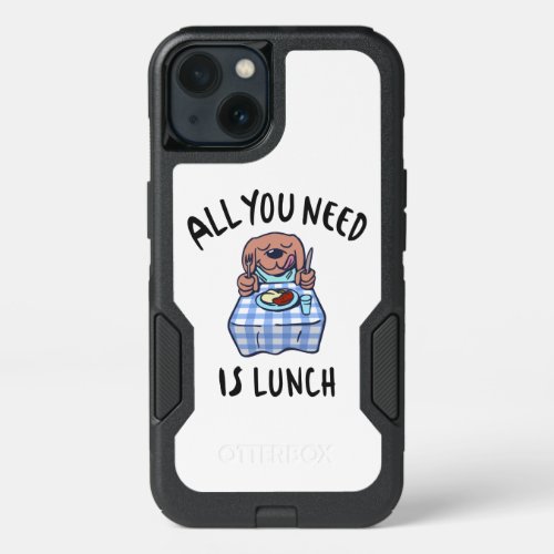 All you need is lunch iPhone 13 case