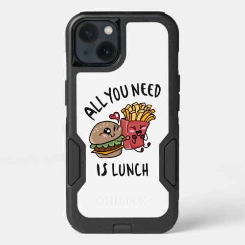 All you need is lunch iPhone 13 case