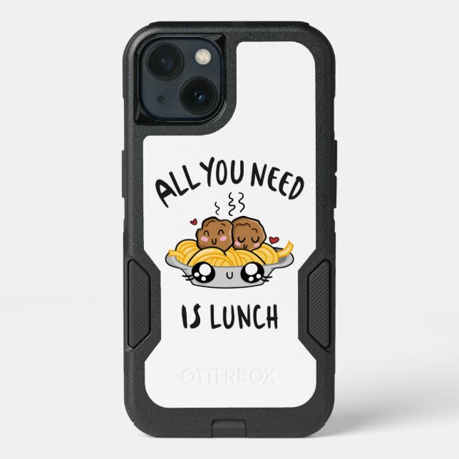 All you need is lunch otterbox iPhone case (Back)