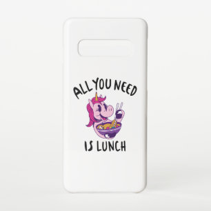 All you need is lunch samsung galaxy s10 case