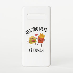 All you need is lunch samsung galaxy s10 case