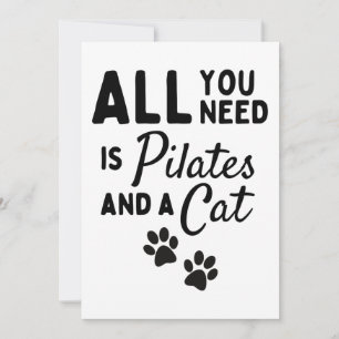 All you need is pilates and a cat card