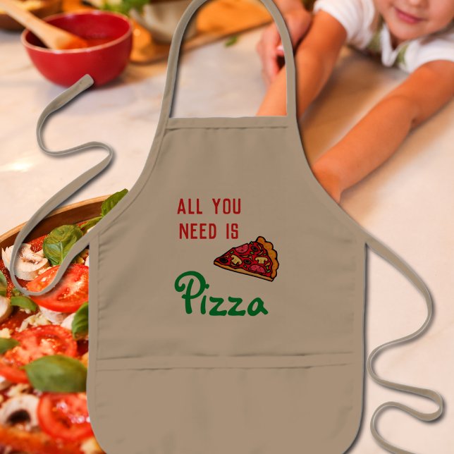All you Need is Pizza Kids' Apron (Creator Uploaded)