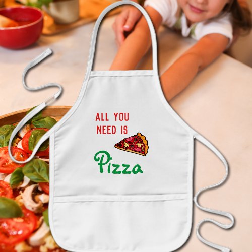 All you Need is Pizza no2 Kids Apron