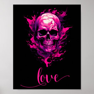 All You Need Is Purple Love And Rock On Valentine´ Poster