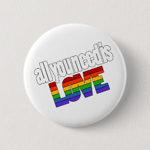 All you need is Rainbow Love Button