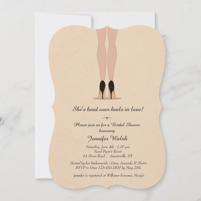 All You Need Is Shoes Invitation (Front)