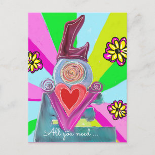All You Need….Share the Love Postcard