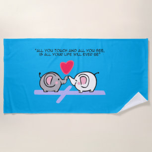 All you touch beach towel